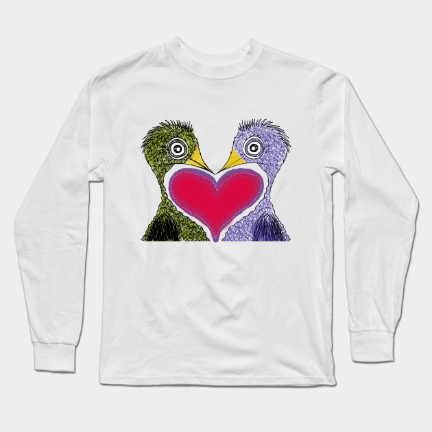 Birdy Love Long Sleeve T-Shirt by xxcmcxx